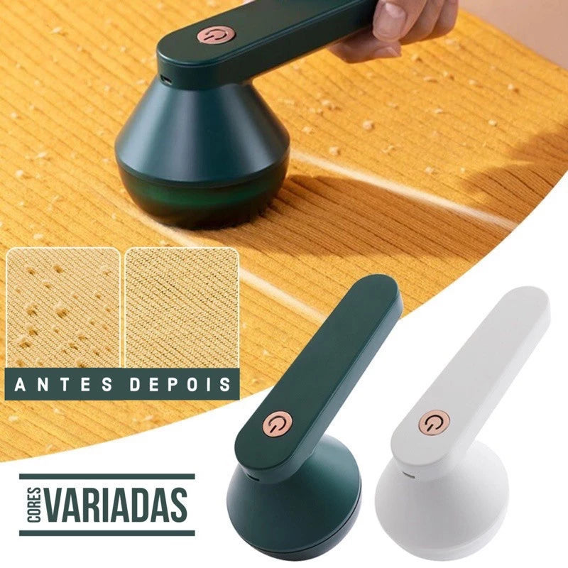Papa Bolinhas Elétrico Tira Pelos de Roupas Removedor Aparador S/ Fio Recarregável